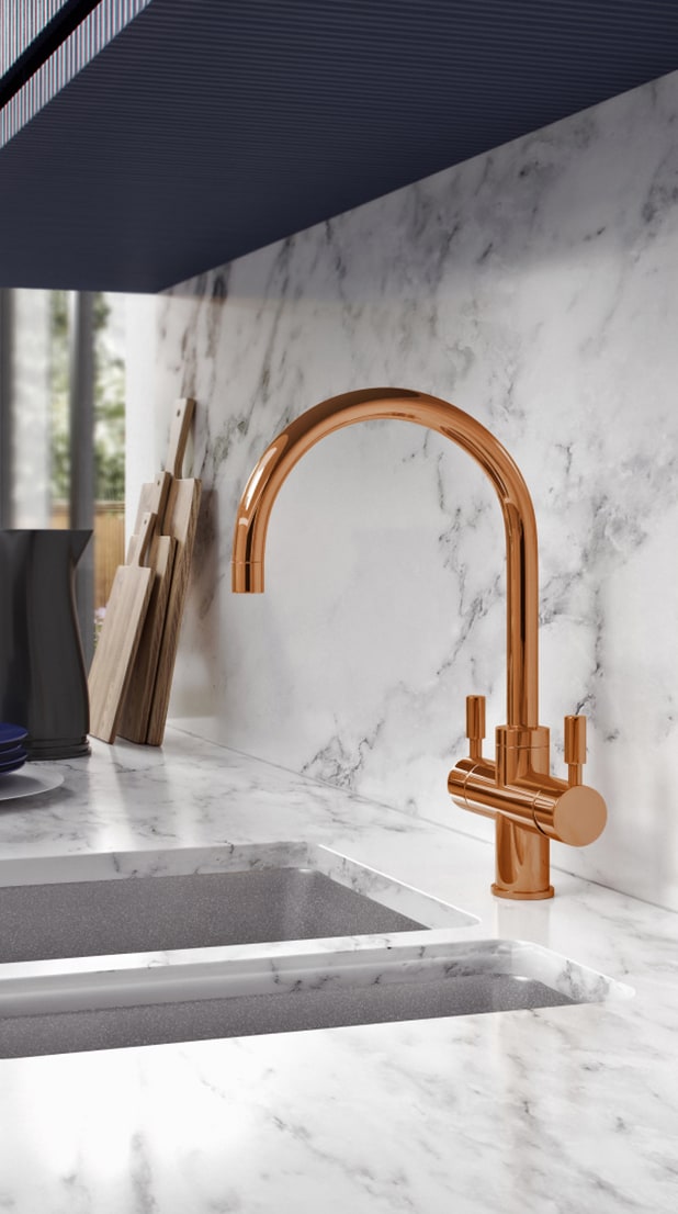 Animation of a kitchen tap