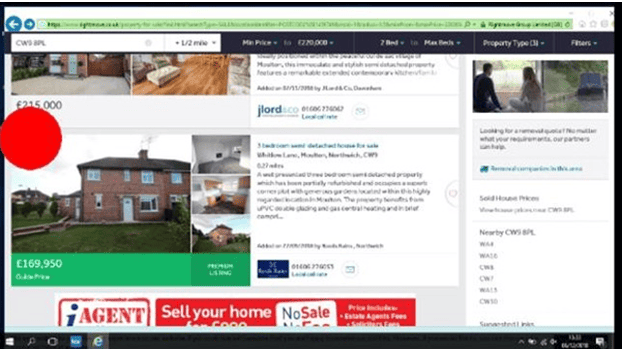 Rightmove listings with eye tracking software - What images are best for marketing property?